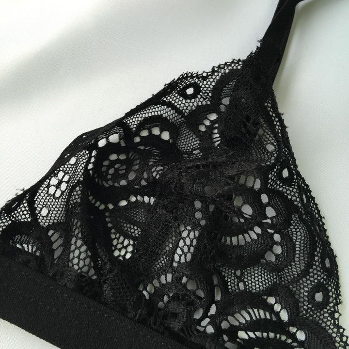 French Style Sexy Lace Wireless Bralette