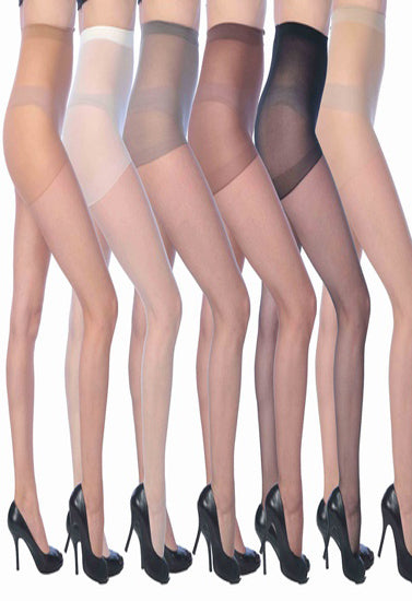 Multi-color everyday ultra soft ultra sheer women pantyhose pack of 6