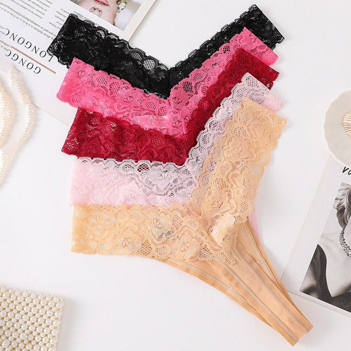 Beautiful Seamless Lace Panties Pack (of 5)