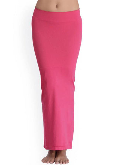 Sexy Pink Sliming Saree Shapewear