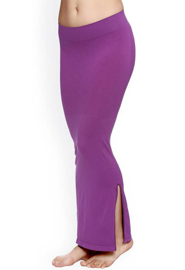 Sexy Purple Sliming Saree Shapewear