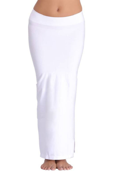 Sexy White Petticoat Saree Shapewear