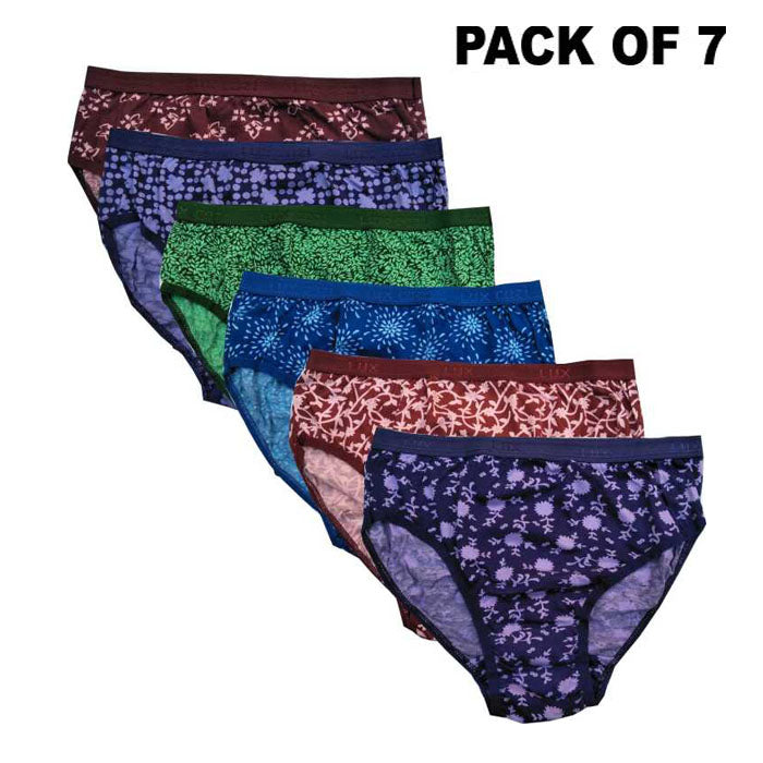 Women's Mix Color Hipsters Panties Lot Of 7