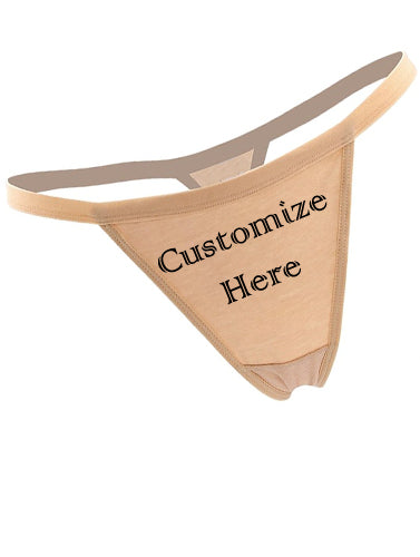 Customize Design Cotton Seamless String Thong